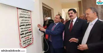 رئيس جامعة بني سويف يفتتح عددا من المنشآت