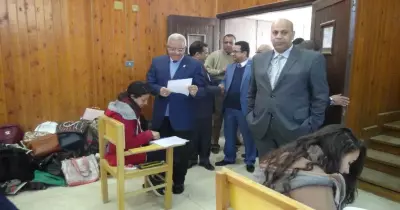 صور| رئيس جامعة المنيا يتفقد امتحانات الفصل الدراسي الأول