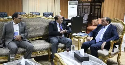 بروتوكول تعاون بين جامعة بني سويف والأكاديمية العربية في ليبيا