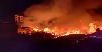 حريق الشرابية الآن الخسائر بالملايين.. التفاصيل كاملة