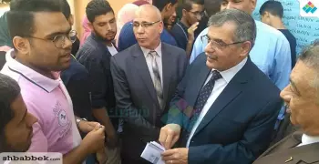 رئيس جامعة بنها يتفقد إجراءات انتخابات اتحاد الطلاب «صور»