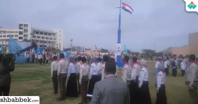 افتتاح المهرجان الكشفي لطلاب طنطا.. ورئيس الجامعة يعد بإنشاء مخيم دائم