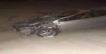 جمل شارد يصدم سيارة على طريق جنوب سيناء ومصرع صاحبها