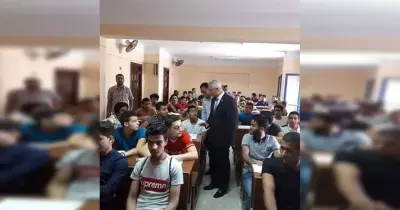 نائب رئيس جامعة المنوفية يتفقد اختبارات قدرات «تربية نوعية ورياضية»