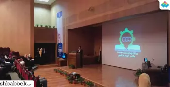 ندوة بمستشفي طب الأطفال لتعريف طلاب جامعة المنصورة بالمنح (صور)