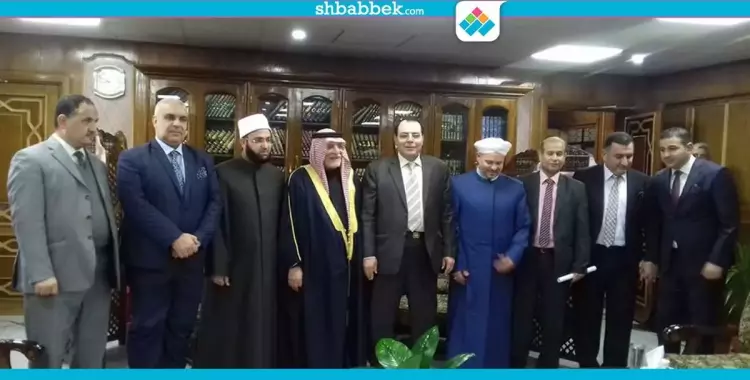  صور| وفد عراقي يزور جامعة الأزهر لبحث التعاون العلمي 