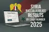 رابط نتائج البكالوريا 2025 في سوريا.. لينك مباشر شغال