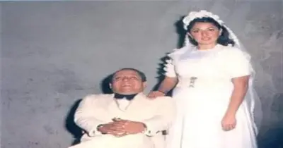 ليندا زوجة جورج سيدهم.. 30 عاما من الوفاء