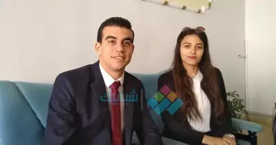 أشرف خالد رئيسا لاتحاد طلاب جامعة عين شمس ونيفين أكرم نائبا له