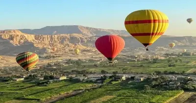 الطيران المدني يقرر وقف تحليق رحلات البالون الطائر بالأقصر