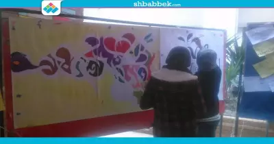أسرة «فلاش» تنظم ورش في الرسم والخط العربي بطب طنطا