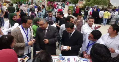 انطلاق فعاليات المؤتمر الطلابي العلمي الثالث لقسم العقاقير بكلية صيدلة المنيا (صور)