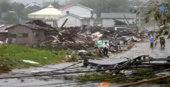 تحذيرات من إعصار اليابان «نانمادول» 2022 للمصريين بعد الانهيارات الأرضية