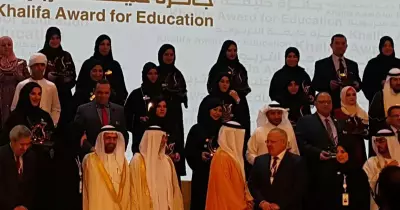 بالصور.. رئيس جامعة القاهرة ضيف شرف جائزة خليفة التربوية لعام 2018