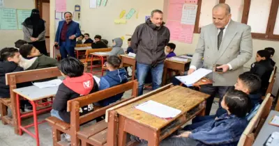 جدول امتحانات شهر أبريل للصف الثالث والرابع والخامس والسادس الابتدائي محافظة الجيزة 2026