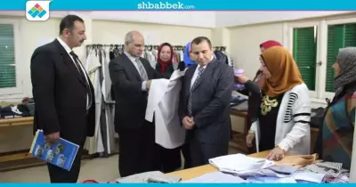 جامعة كفر الشيخ تقيم معرضا للملابس بمدينة الطالبات