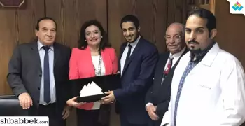 الملحق الثقافي في السعودية يزور طب الأسنان بجامعة مصر للعلوم والتكنولوجيا