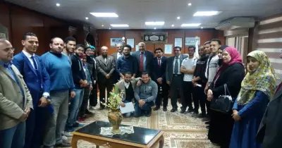 رئيس جامعة السادات يهنئ أعضاء مجلس الاتحاد بفوزهم في انتخابات الطلاب