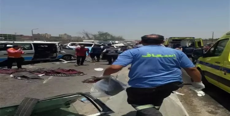  ارتفاع عدد ضحايا حادث «الأوتوستراد» اليوم إلى 16 