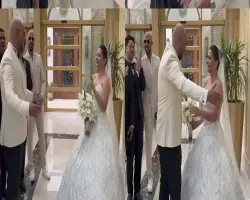 إيه الحلاوة دي.. فيديو فرست لوك حاتم صلاح وعروسته