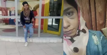 طالب يعتدي على طالبة بالضرب داخل جامعة حلوان (صور)