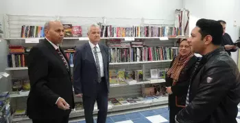 جامعة المنيا تفتتح معرض الكتاب الجامعي السادس