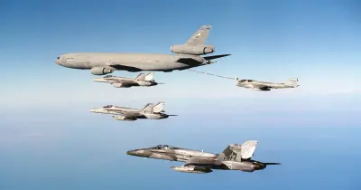 وفاة جميع أفراد طاقم طائرة التزود بالوقود الأمريكية التي سقطت في العراق