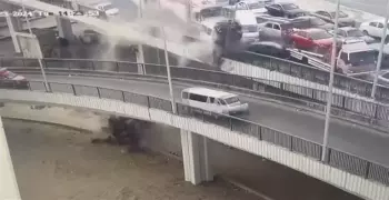 حادث كوبري المريوطية اليوم.. إصابات في صفوف البشر والماشية