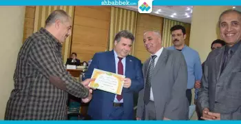 تكريم عدد من أفراد إدارة الأمن بجامعة بنها (صور)