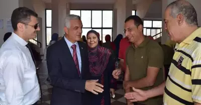 نائب رئيس جامعة المنوفية يتفقد المدن الطلابية عقب انتهاء أسبوع شباب الجامعات