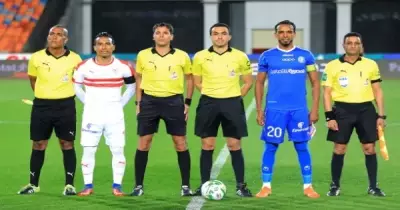 إيقاف حكم مباراة الزمالك وأسوان بسبب طارق حامد