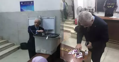 وزير التربية والتعليم يدلي بصوته في الانتخابات الرئاسية