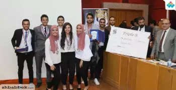 من بينها «مترو معلق».. مشروعات طلابية بمسابقة «triple s» في هندسة المطرية (صور)