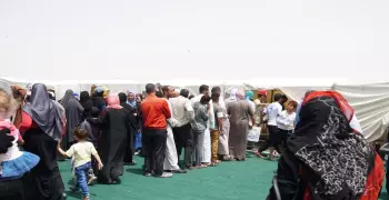 بالصور.. قافلة سعاد كفافي تستقبل 2500 حالة برأس سدر