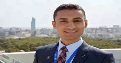 محمود جابر يفوز بلقب الطالب المثالي في «حقوق بني سويف»