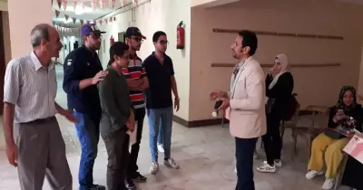 جامعة بني سويف تستقبل طلاب الثانوية العامة لأداء اختبارات القدرات (صور)