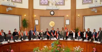 مجلس جامعة قناة السويس يحتفل بانتهاء الانتخابات