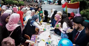 كلية طب جامعة بنها تنظم احتفالية لطلابها الوافدين (صور)