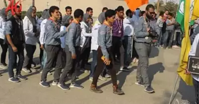انطلاق فعاليات المهرجان الإرشادي والكشفي بجامعة حلوان