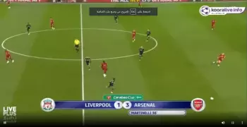 أرسنال يسجل الهدف الثالث ضد ليفربول (فيديو)