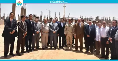رئيس جهاز المشروعات بالقوات المسلحة يزور جامعة مدينة السادات (صور)