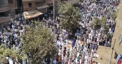الآلاف يشيعون جنازة محمود العربي بالمنوفية