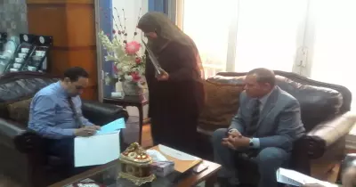 جامعة سوهاج تناقش تثبيت العمالة المؤقتة مع رئيس الجهاز المركزي للتنظيم والإدارة