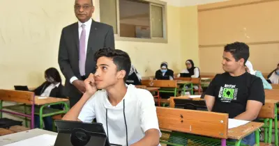 مقررات امتحان شهر نوفمبر للصف الأول الثانوي 2025 جميع المواد