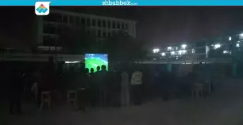شاشات عرض بالمدن الجامعية بأسيوط لمتابعة دوري أبطال أوروبا