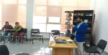 ندوة عن دور الإعلام في التنمية بسفارة المعرفة بجامعة الفيوم (صور)