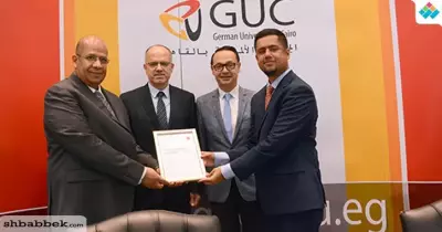 الجامعة الألمانية تحتفل بحصول كلية تكنولوجيا الإدارة على اعتماد جمعية المحاسبين البريطانية (صور)