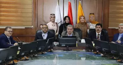 جامعة بني سويف تكرم فريق مشروع «انت السيناريو» بكلية الإعلام