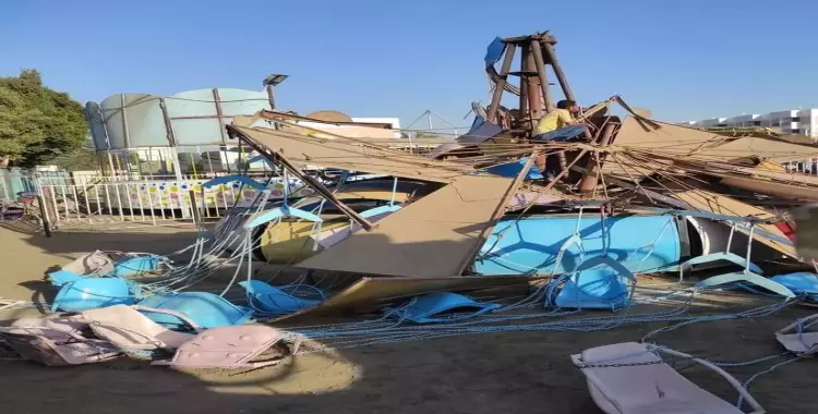  سقوط لعبة في ملاهي نادي الألومنيوم بقنا وإصابة العديد من الأطفال.. تفاصيل 