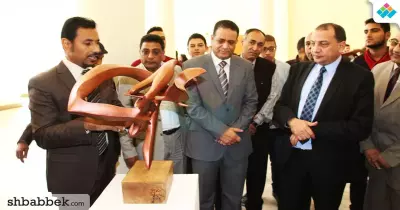 إقامة متحف دائم لأعمال أعضاء هيئة التدريس والطلاب بجامعة بني سويف